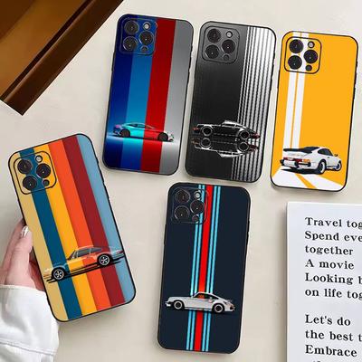 Gott der Geschwindigkeit Linienautos Handyhülle Silikon Weich Für IPhone 17 16 15 14 13 12 11 X XR Plus Pro Max Plus