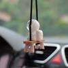 Car Hanging Ornament Swing Astronaut, Cute Car Pendant Mirror Accessories for Car Interior Ornaments,Pendant
