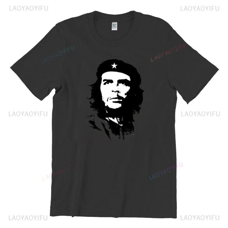 Tričko Che Guevara Rebelové Kubánské Tričko Guerrilla Revoluce Tričko Ležérní Krátký Rukáv Pánské Vysoce Kvalitní Tričko Bavlna Volné Topy