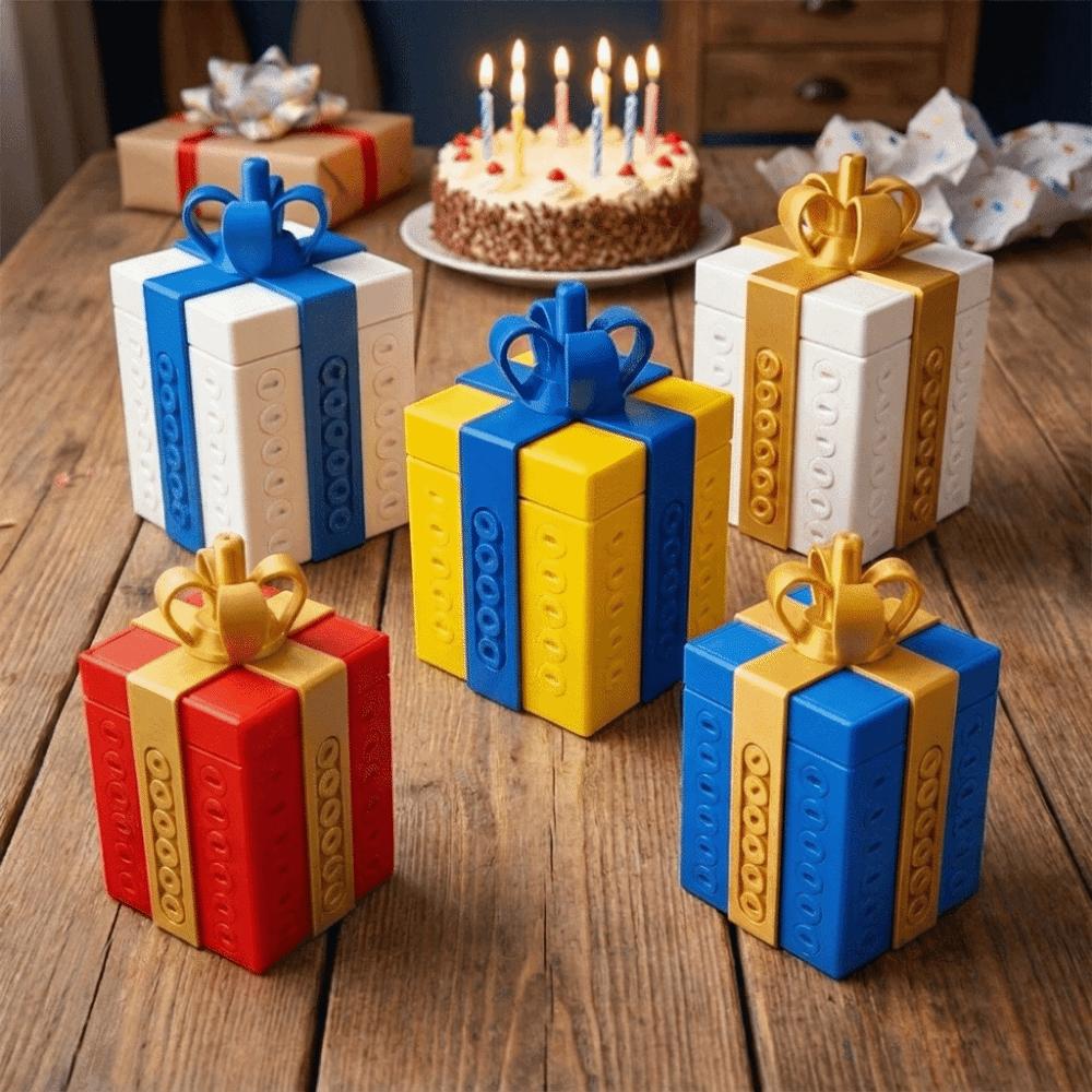Funny Annoying Gift Box Detachable Decorative 3D Printed Prank Gift Box with Screws Twist Storage Prank Screw Box Adults