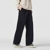 Autumn and winter apricot high-end pure cotton casual pants men's trend loose straight splicing sports pants men's versatile and breathable
