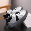 Boys' and Girls' 2026 Casual Wide Toe Leather Sneakers for Spring & Autumn