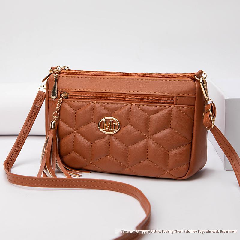 2024 Women's Multi-Layer Embroidered Shoulder Bags - Hot-Selling, Stylish Messenger Bags