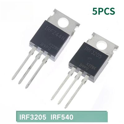 5 STÜCKE IRF3205 IRF540N Mosfet-Transistor IRF3205 IRF540N Leistungs-MOSFET TO-220 Transistoren Kit IRF540