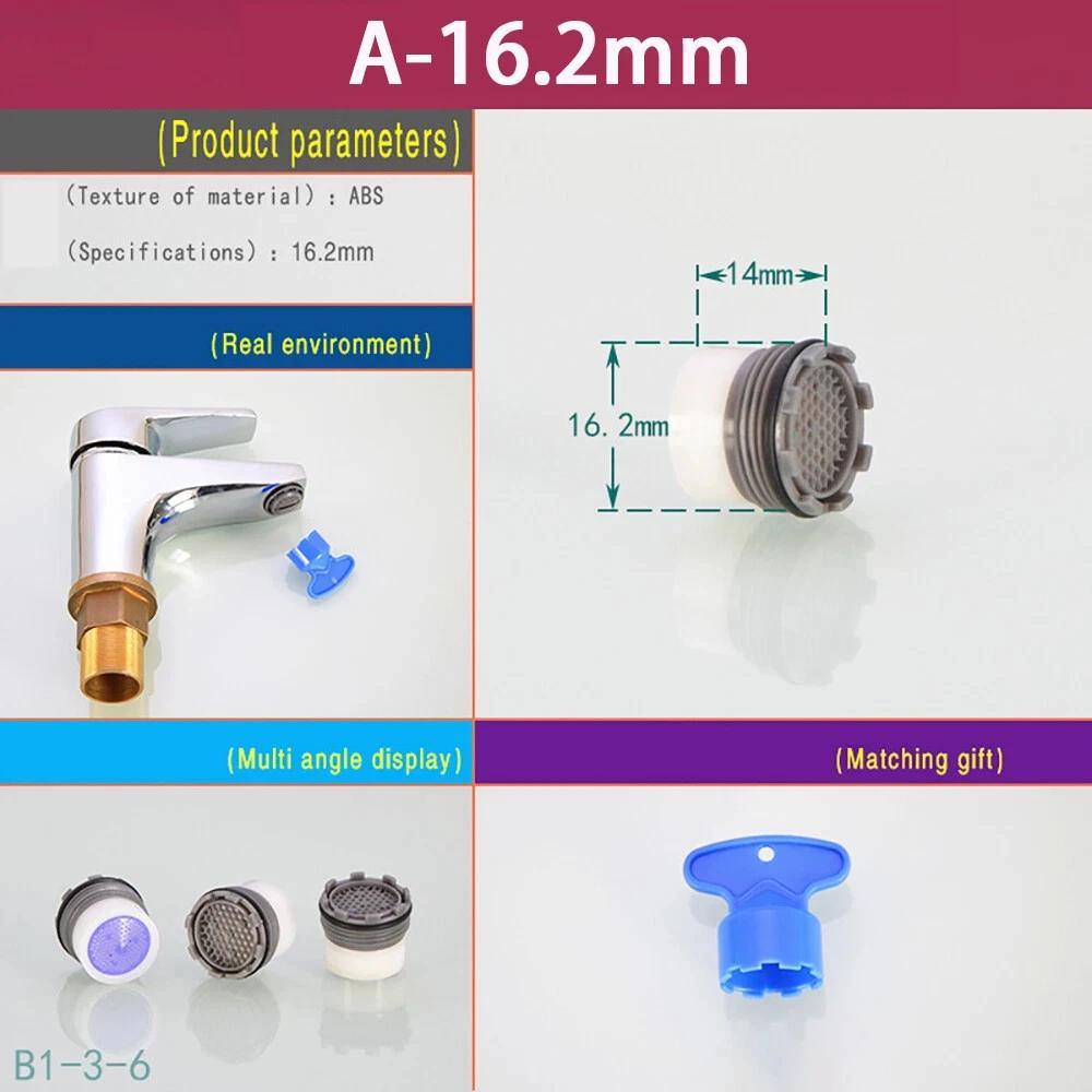 

1Pcs Water Saving Faucet Kitchen Basin Tap Aerator Insert Filter 16mm - 24mm Water Faucet Aerator Spout Filter Accessories
