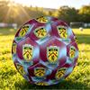 Burnley FootballPrinted Size 5 Soccer Ball, Anti Slip Adult Match Football Souvenir for Football Fans