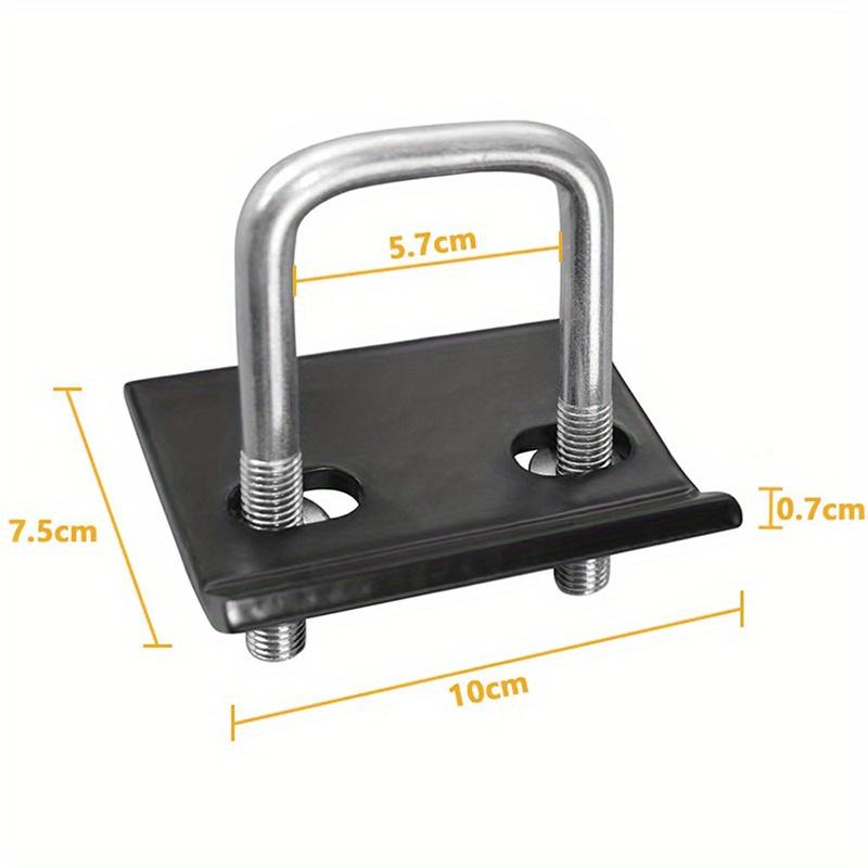 

1 шт. Сверхмощный натяжитель для фаркопов прицепа 1,25 и 2 дюйма, U-образный болт, стабилизатор шарового крепления, устранитель люфта, антидребезжащий зажим 1set серый