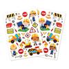 Gommettes - CTOP - 63 pièces - Autocollants multicolores - 0,9 à 6 cm
