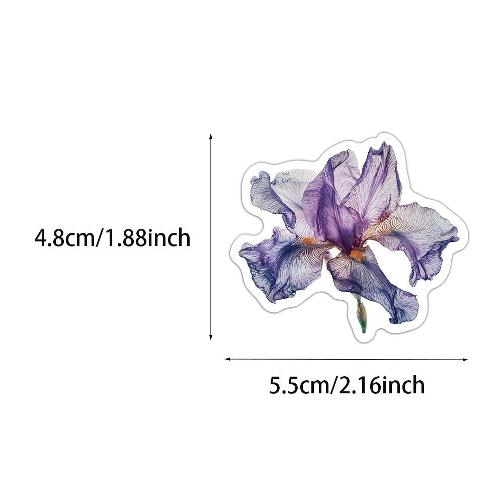10/30/50pcs Colorful Blooming Flower Cartoon Stickers Graffiti Phone Laptop Notebook Suitcase Waterproof Sticker Toys