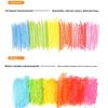 Professional Erasable Woodless Pencils Oil Based Colored Sketching Pencils for Artist Kid Drawing Coloring Book Doodling