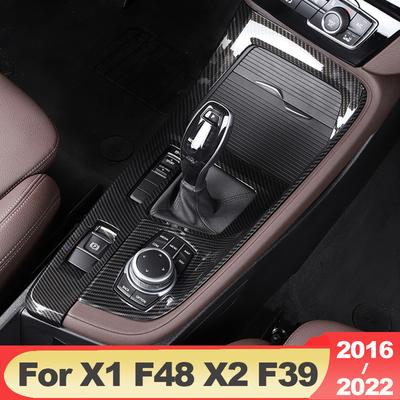 Pour BMW X1 F48 X2 F39 2016 2017 2018     ABS Cadre de Garniture de Panneau de Couvercle de Boîte de Vitesse Interne de Voiture Accessoires