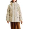 Skechers Fashionable Comfortable Loose Waterproof Stain-Resistant Warm Down Jacket Women outerwear Brown L424W050-03L0