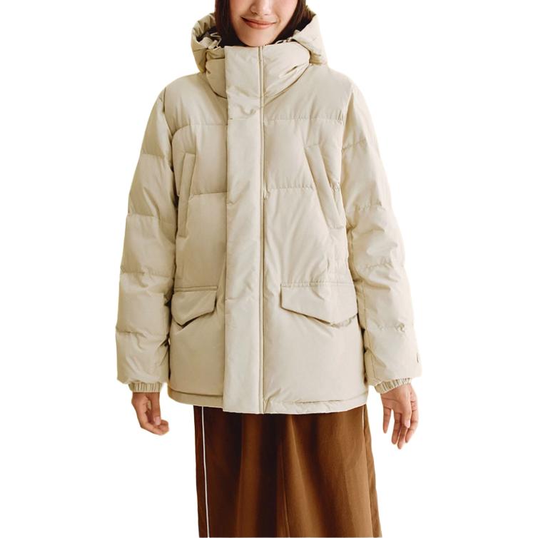Skechers Fashionable Comfortable Loose Waterproof Stain-Resistant Warm Down Jacket Women outerwear Brown L424W050-03L0