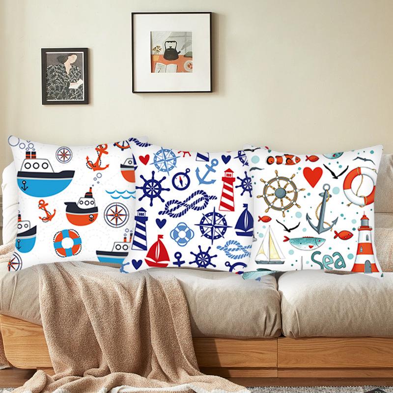 Ocean Series Summer Pillowcase - Living Room/Bedroom Sofa Cushion Cover