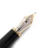 Montblanc Fountain Pen Meisterstück Classic White Star Black Gold 14K Mens Used