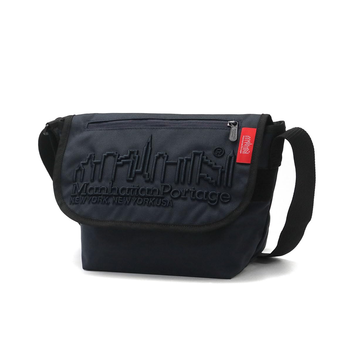 

Сумка-мессенджер Официальная сумка-мессенджер с вышивкой MP Повседневная сумка-мессенджер Темно-синяя [Manhattan Portage]