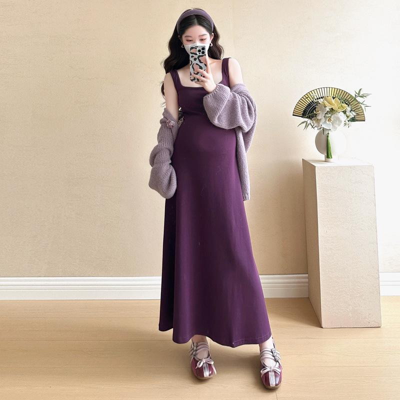 Spring 2026: Lazy Style Mohair Lantern Sleeve Purple Suit Medium