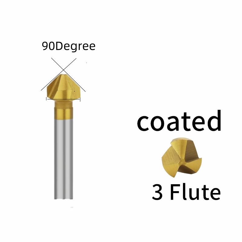 High-Speed Steel Chamfering Cutters Single-Edge & Three-Edge for Metal Inner Hole Deburring And Chamfering Tool