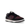 Nike Dunk Low SE Fleece - Burgundy Crush Damen Sneaker Rot Schwarz Weiß DQ7579-600