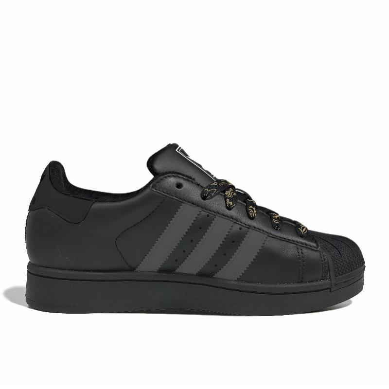 adidas Originals Superstar 2 Midnight Waltz Odporne na ścieranie Niskie Buty do Skateboardu Unisex Czarne JI0079(Zespół598-)