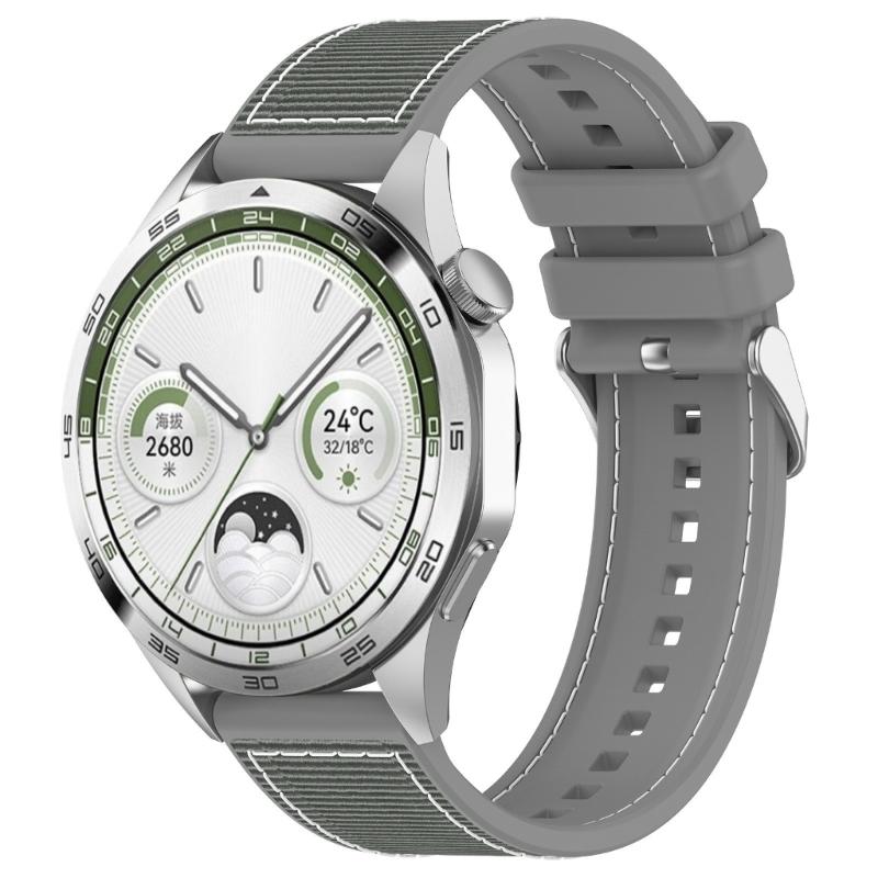 Elegant Flexible 22mm Fashionable Soft Band for All Genders Wrist Strap Bracelet Waterproof Sweatproof Antiscratch Belt