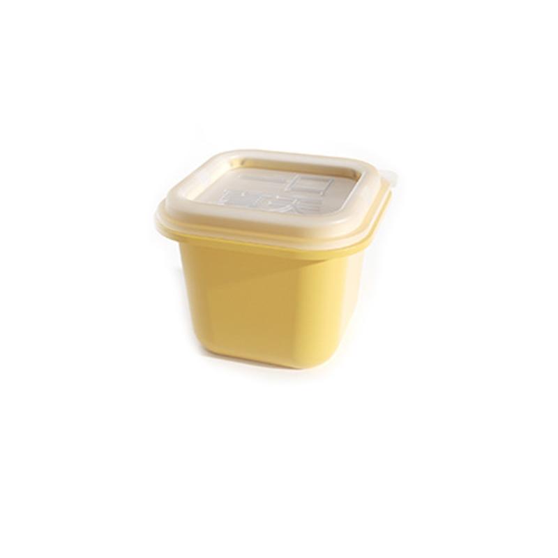 3pcs Soft Bottom Ice Cube Mold Ice Box With Lid Diy Fruit Milk Icecream Maker Refrigerator Ice Storage Box Summer Ice Cube Tray жёлтый