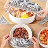 Reusable Aluminum Foil Food Cover Heat Insulation Adjustable for Bowls Plates Microwave Oven SafeDurable Food Safe for Meal Prep