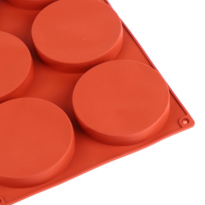 2/3/6 Löcher Runde Silikonform Kuchen Gebäck Backformen Gelee Pudding Seife Form Eis Kuchen Dekoration Werkzeug Scheibe Brotform
