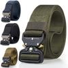 Adjustable Men Military Belt Buckle Combat Waistband Tactical Rescue Tool Rigger