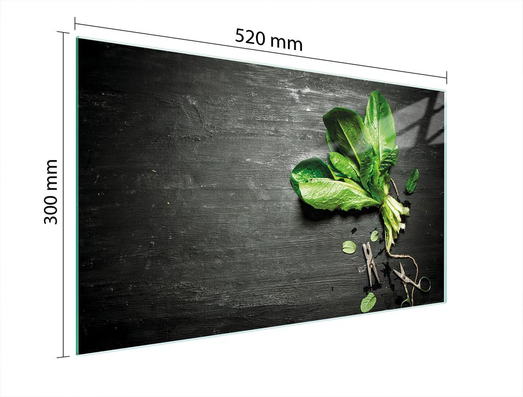 SZKLANA DESKA DO KROJENIA 52x30 BAZYLIA