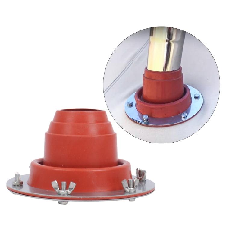 Prise pour poêle de tente en silicone Prise pour poêle de tente chaude Tuyau résistant à la chaleur Prise pour poêle haute température
