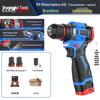Rechargeable Brushless Electric Drill: Compact Multi-Purpose Impact Tool for Household Use