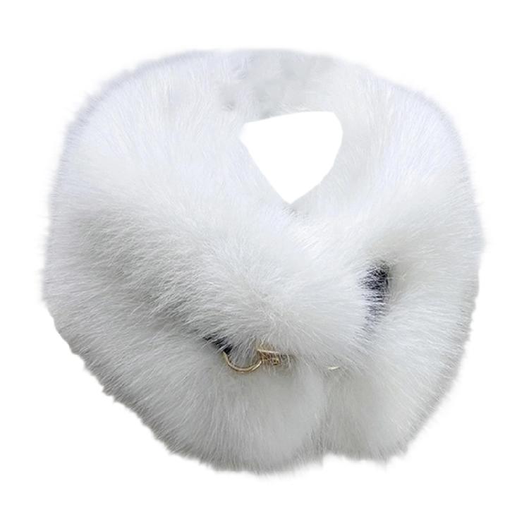Soft Faux Furred Scarf Winter Neck Warmer For Family Use Baby Safe Ingredient Cold Weather Essential Accessory