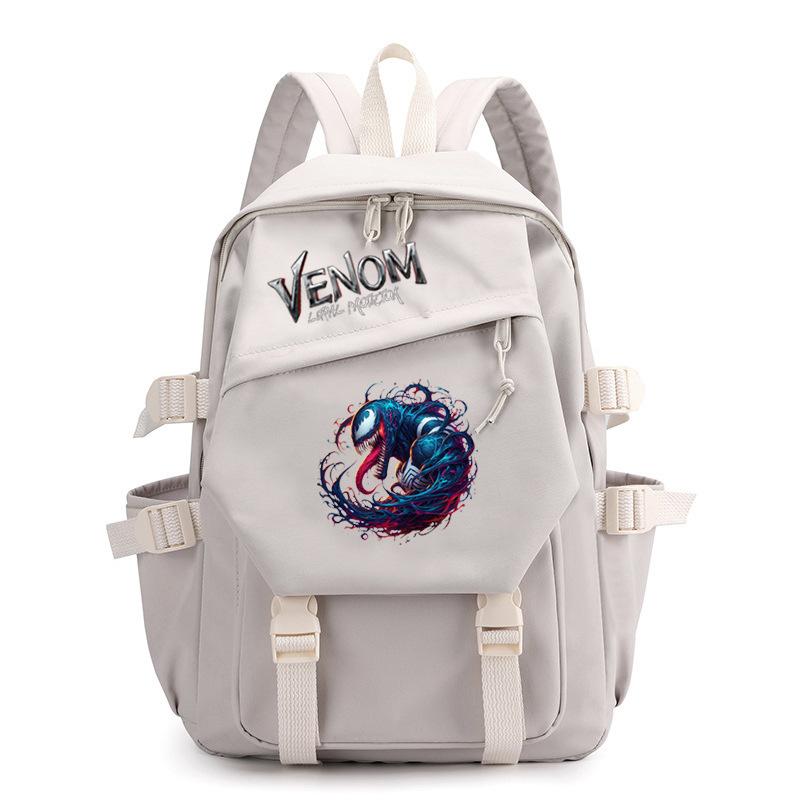 3 Piece School Backpack Set for Students Large Capacity Oxford Cloth Schoolbag with Shoulder Strap and Pencil Case