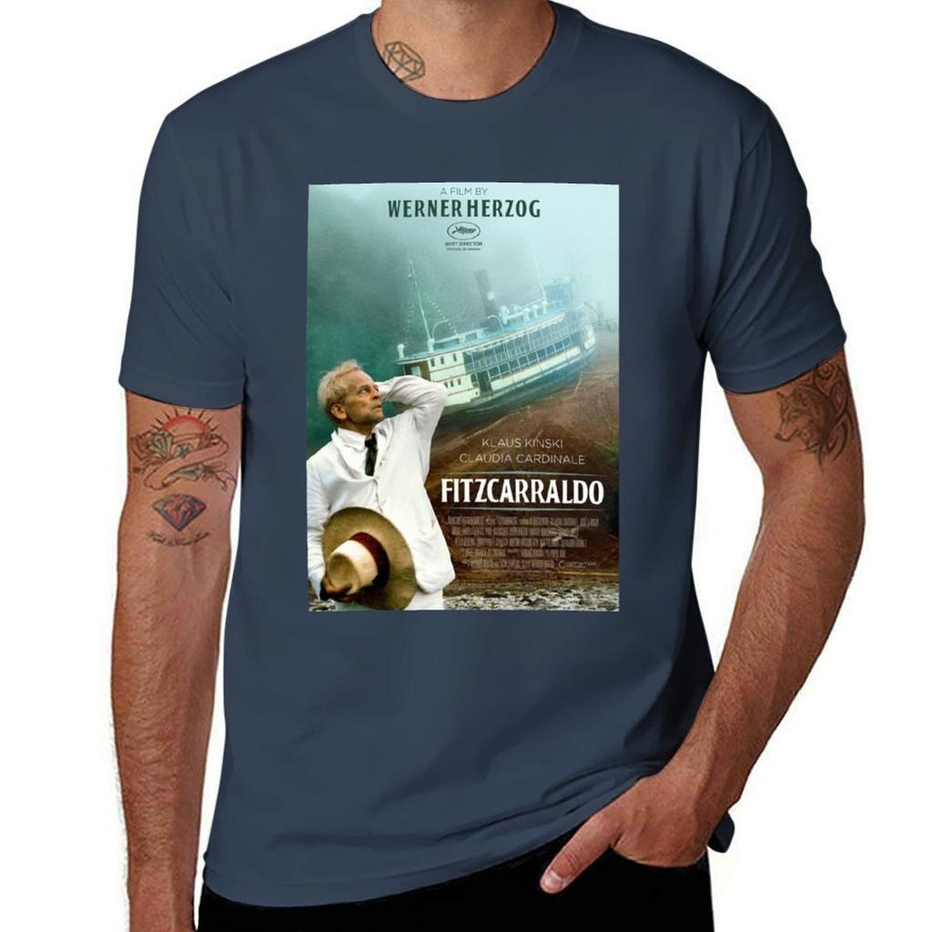 Fitzcarraldo Werner Herzog Tshirt Gym Exercise Short Sleeve Tshirt
