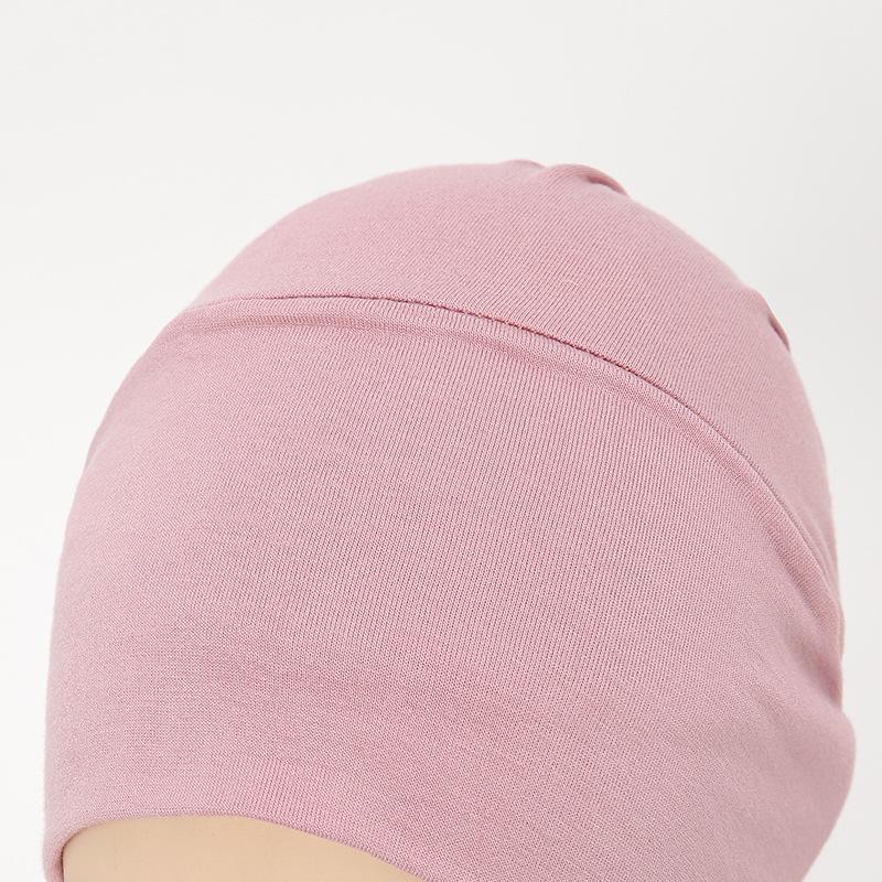 Modal Cotton Jersey Instant Inner Cap Muslim Hijab Bonnet Underscarf Stretchy Turban Headscarf Full Neck Cover Islamic Ninja Hat