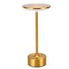 Modern Cordless Table Lamp Metal 3 Colors Stepless Dimmable USB Rechargeable Portable LED Desk Lamp for Bedroom Dining Room Restaurant Gold