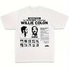 UnisexS Willie Colon Salsa Legenda Grafické Tričko Vintage Latinskoamerická Hudba Design s Willie Colonem a Dalšími Salsa Ikonami