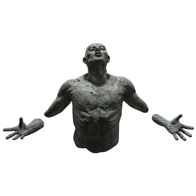 

3D Сквозная настенная фигура скульптура из смолы абстрактная гальванизация ремесла декор X3UC