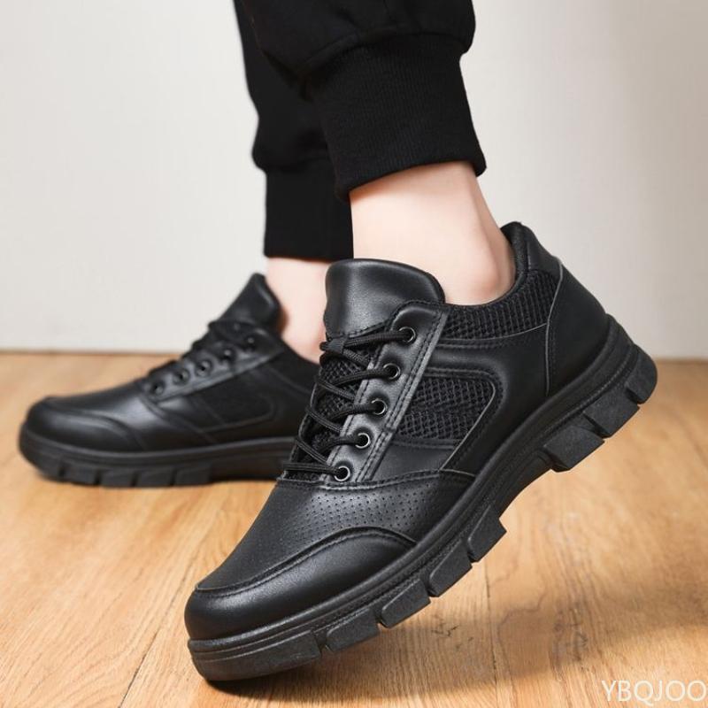 Spring Autumn Waterproof Anti Slip Men's Shoes Are Casual Simple Comfortable Wear-resistant Dirt Resistant Workwear Shoes