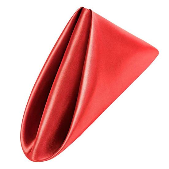 Õhtusöögisalvrätik Satiin Kortsudevastane pind ühevärviline pestav Õmblusteta Royal Shine Glamuurne lauakaunistus hotelli restorani Söömine bankett Pulmad