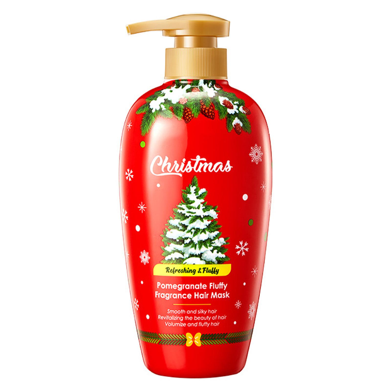 

1 шт. 500 мл Рождественский шампунь уход за волосами шампунь с розмари гранат витамин С праздничный подарок One Size