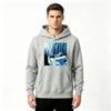 Men Anime Printed Pullover Hoodie Casual Long Sleeve Streetwear Sweatshirt for Adults