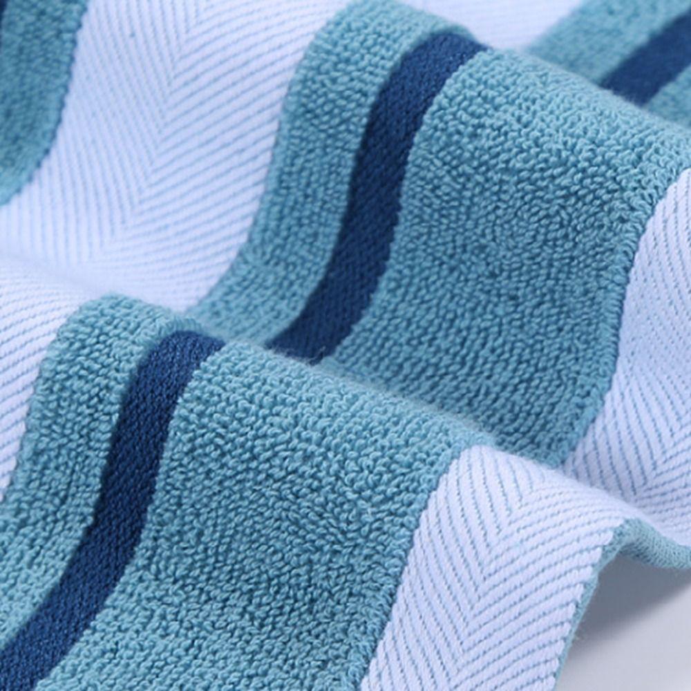 Luxury Large Stripe Bath Towel 70x140cm Couple Shower Towel Beach Towel Sports Towel  Couple