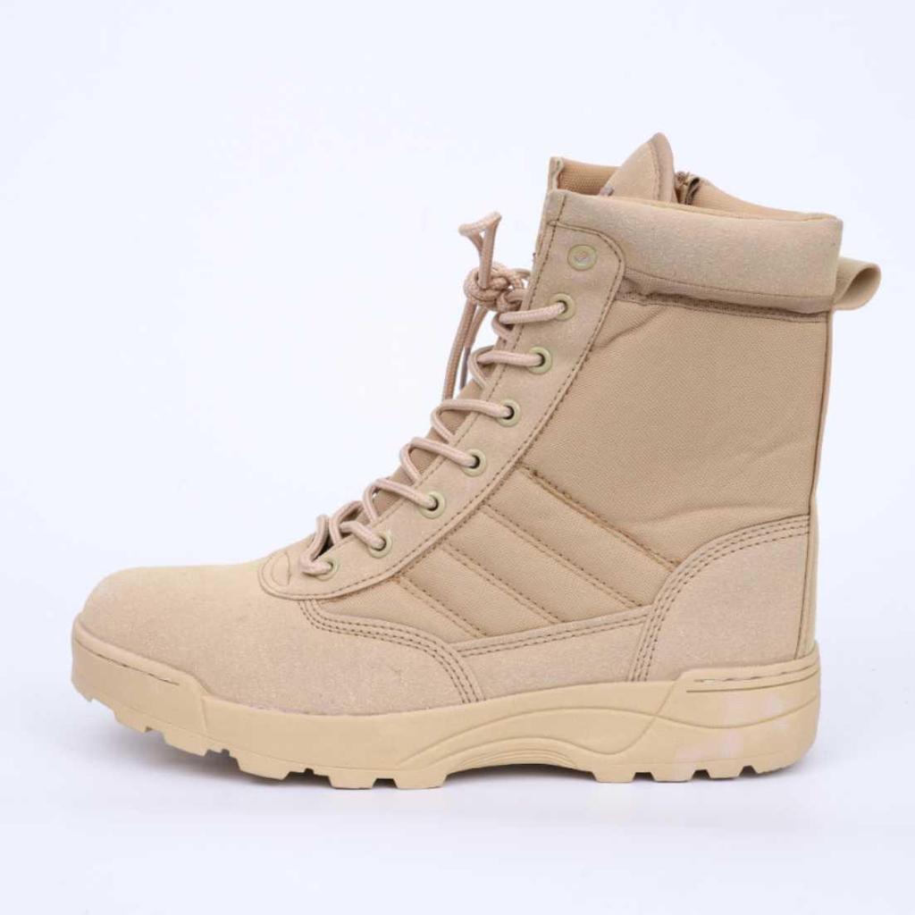 Men's Ultra-light Breathable Combat Tactical Boots - High-top Outdoor Desert & Mountaineering Training Shoes
