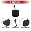 UXCELL Left Front Car Tow Hook Cover Cap for Toyota Highlander 2004-2007 No.5212748030