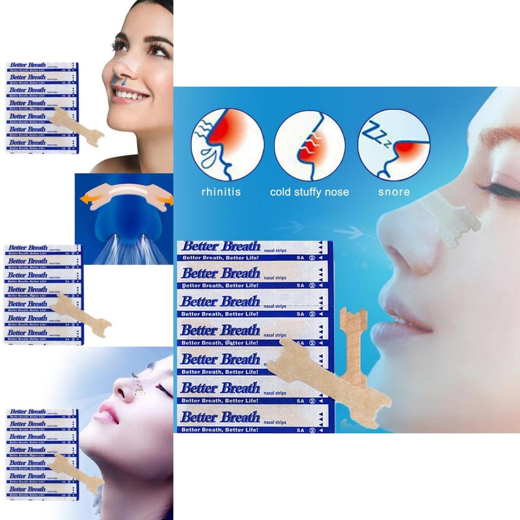 Better Breathe Nasale Belüftungspflaster Für Kinder Und Erwachsene Mit Atmungsverbesserndem Design Für Schlaf- Und Atmungskomfort