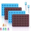 50-Piece Food Grade Silicone Chocolate & Gummy Bear Mold Set for DIY Baking
