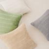 New Flower-cutting Rabbit Hair Pillow Solid Color Cream Style Corn Kernel Plush Pillow Case Living Room Sofa Cushion Waist Pillow