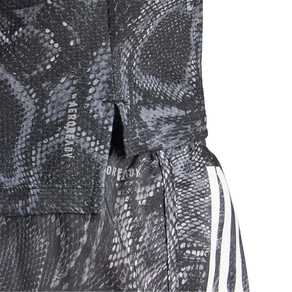 adidas Womens/Ladies Snake Print Aeroready Running T-Shirt